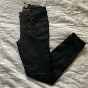 ❌SOLD ❌ Free People Waxed Black Jeans